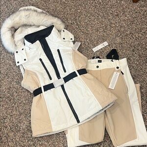 Topshop Black and White Puffer Jacket & Ski Pants